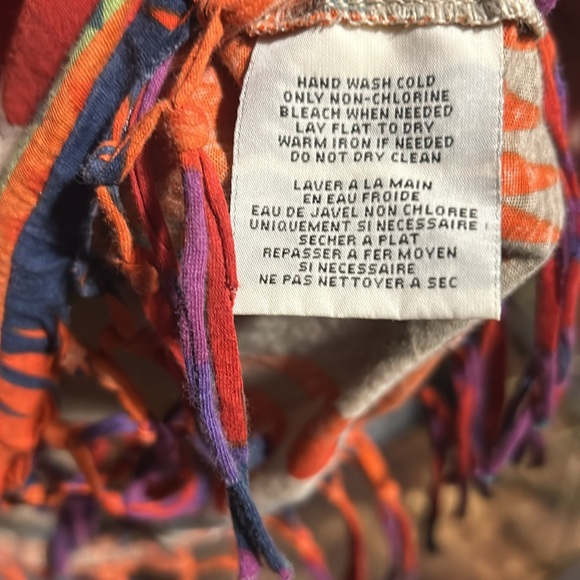 Vintage Denim & Supply Ralph Lauren Southwestern fringe Aztec shirt - Picture 5 of 10